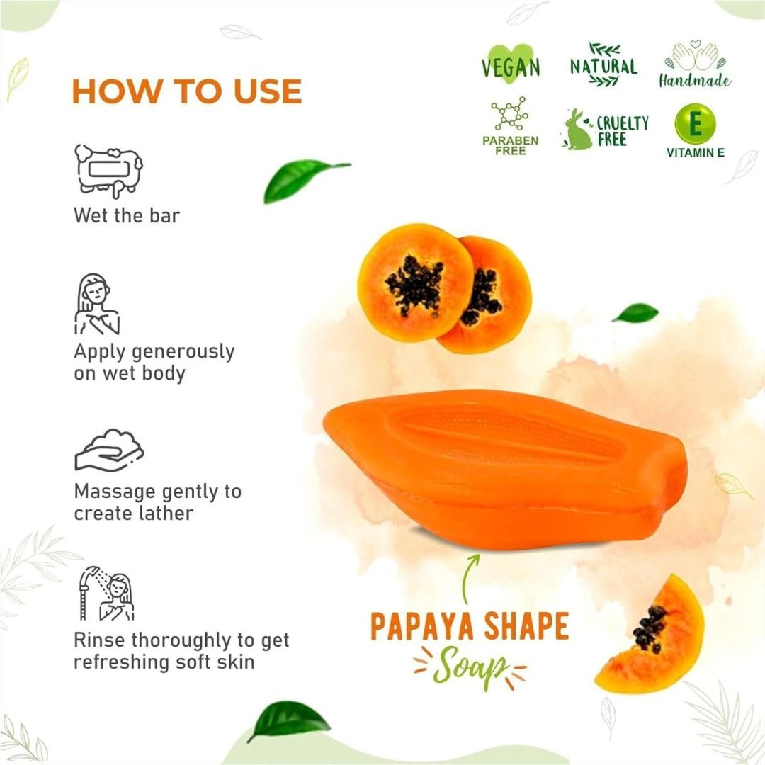 Apapa Soap Papaya 150gm - Image 4