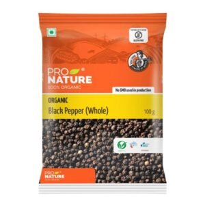 organic Black Pepper (Whole) 100g