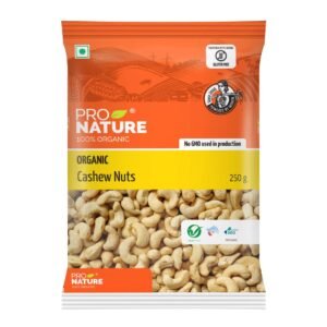 organic Cashew nuts 250g