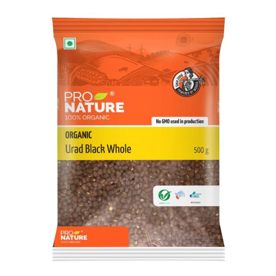 organic Urad Black Whole 500g