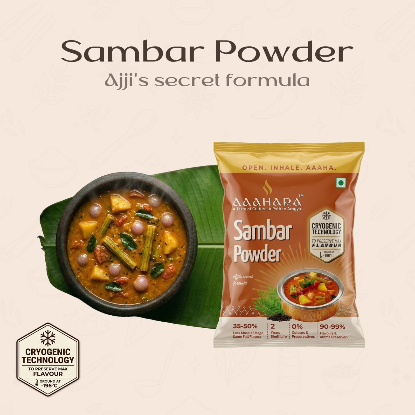 Cyogenic Sambhar Powder 100g